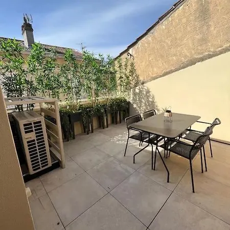 Appartement Elegant, 2 Chambres Et Terrasse Rofftop Montelimar Exterior photo